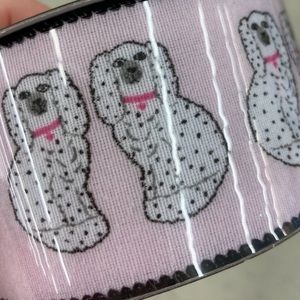 Beautiful chinoiserie Staffordshire dog ribbon